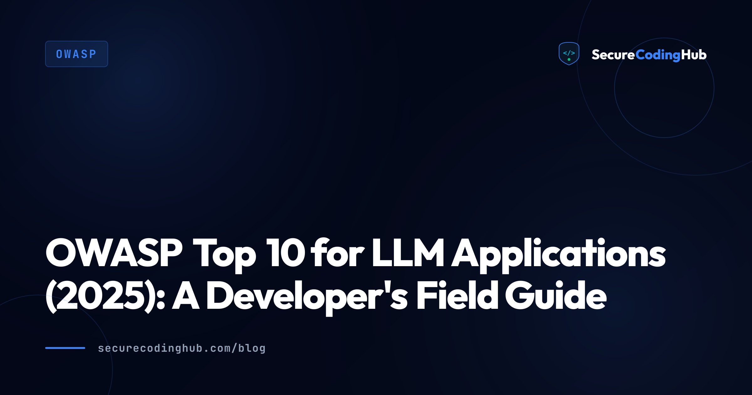 OWASP LLM Top 10 (2025): Developer Field Guide